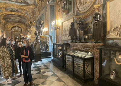 Tour 1 at the armory at the Palazzo Reale.