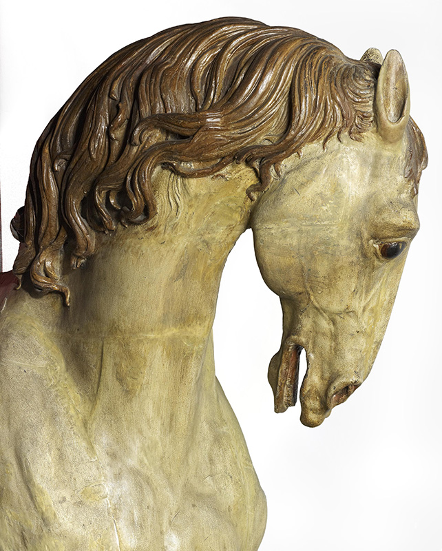 Figure 2. Carved Elm Horse, 1686. © Royal Armouries.