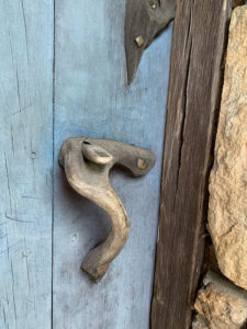 Figure 7. Door latch carved by Esherick.