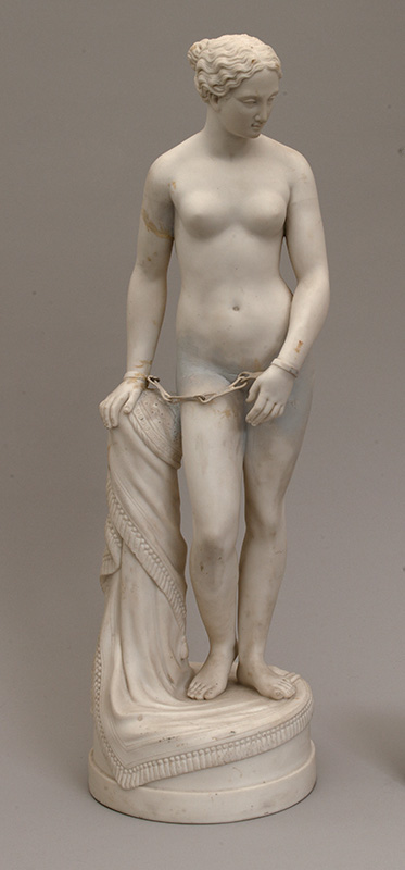 Figure 5. Hiram Powers, Statue of a Female Slave, 1847. Parian porcelain. FDNHS, FRDO 1105.
