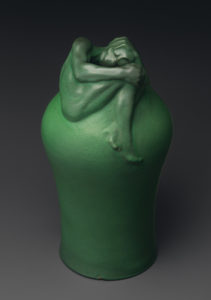 Figure 2. Artus Van Briggle, Van Briggle Pottery Company, Despondency Vase, 1902, Colorado Springs, CO. Earthenware. 2020.64.167. All objects shown gifts of Martin Eidelberg. All images courtesy The Metropolitan Museum of Art.