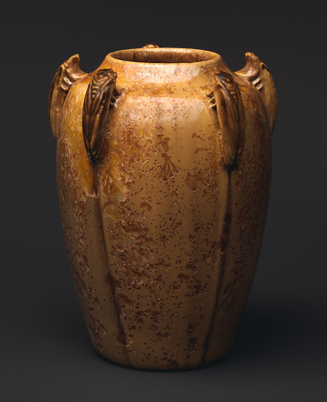 Figure 5. Adelaide Alsop Robineau, Vase with cicadas, 1907-10. Porcelain. 2019.455.7. All objects shown gifts of Martin Eidelberg. All images courtesy The Metropolitan Museum of Art.