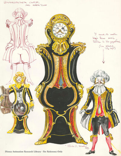 Figure 3. Peter J. Hall’s concept art for Beauty and the Beast, 1991. Walt Disney Animation Research Library, Disney.