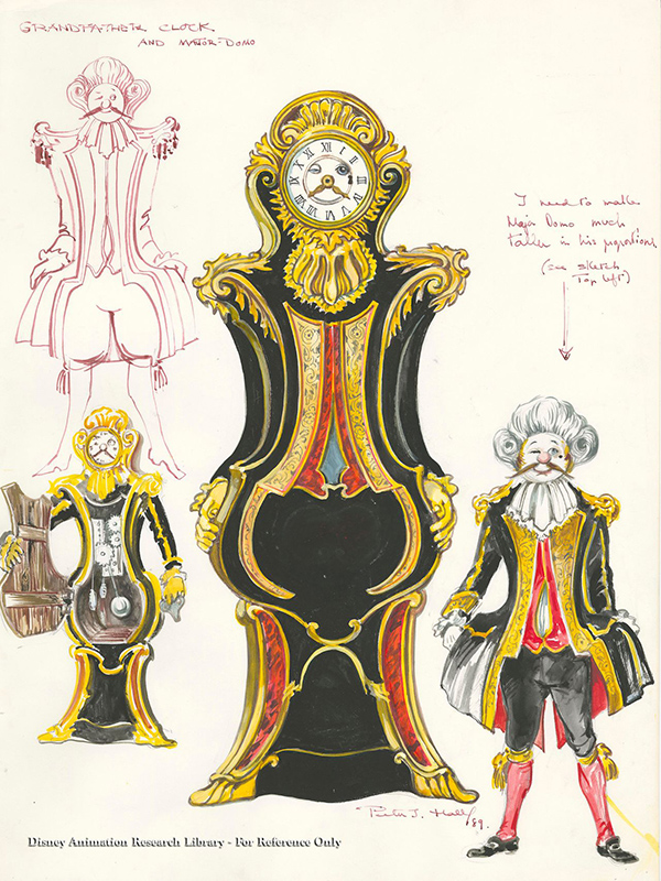 Figure 3. Peter J. Hall’s concept art for Beauty and the Beast, 1991. Walt Disney Animation Research Library, Disney.