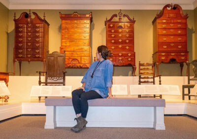 Ellie Richards at Winterthur Museum.