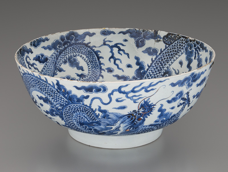 Figure 9. Punch bowl, 1730–50, China. Hard-paste porcelain. Photo by Gavin Ashworth.