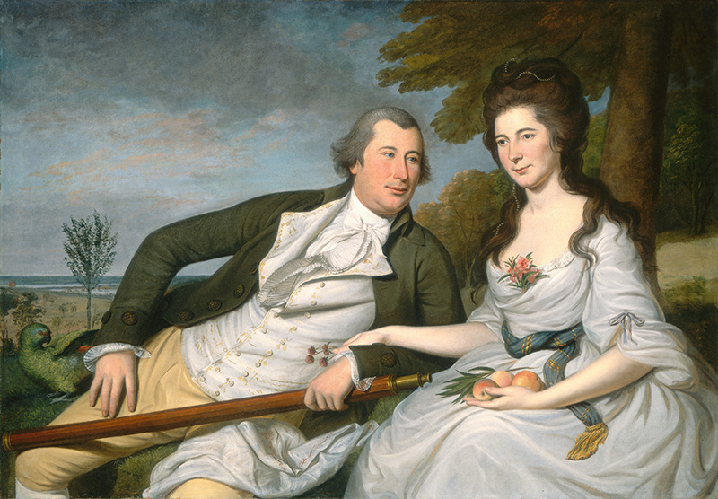 Figure 1. Charles Willson Peale, Benjamin and Eleanor Ridgely Laming, 1788, oil on canvas. The National Gallery of Art, Washington.