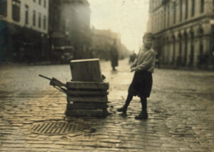 Figure 3. Lewis Hine, “Toting wood – Scavenger,” 1916, Fall River, MA. National Child Labor Committee Collection. Courtesy Library of Congress.