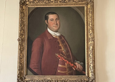 Figure 3. John Hesselius’s portrait of Captain Ridgely at Hampton.