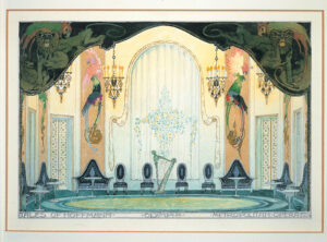 Figure 3. Joseph Urban, Set Model: Ziegfeld Follies, Blue Nursery Scene, 1931, Joseph Urban Archive.
