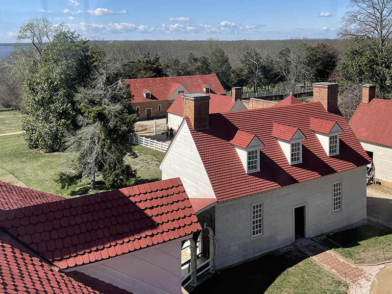 Figure 8. View from Mount Vernon’s Cupola.