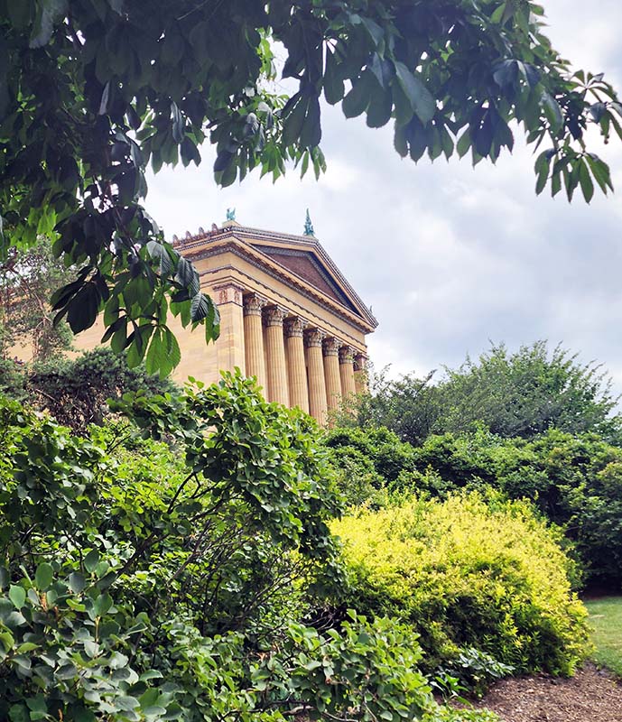 Exterior of the Philadelphia Museum of Art.