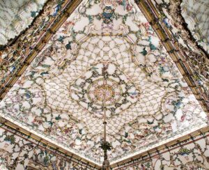 Figure 5. Buen Retiro Porcelain Factory, Porcelain study of Charles III of Spain (detail), 1760–65, Madrid. Painted soft-paste porcelain. Patrimonio Nacional de España. Photo by Patrimonio Nacional.