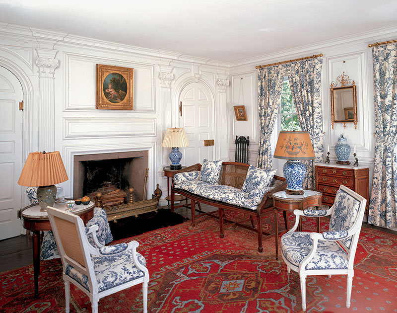 Figure 2. Charles Gibson’s “Red Study” at 137 Beacon Street. Courtesy John Woolf, Gibson House Museum, Boston, MA.