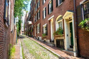 Acorn Street, Boston.
