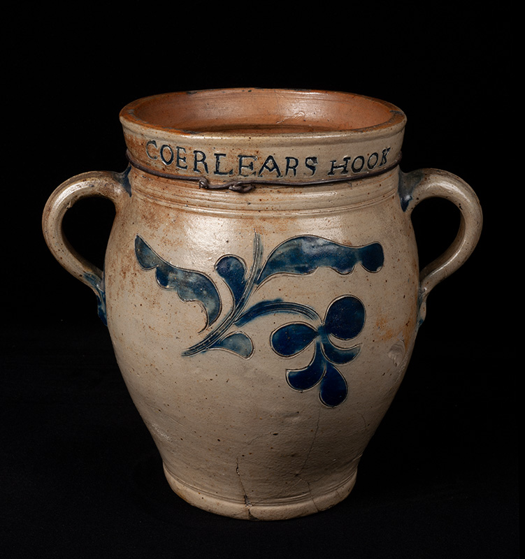 Figure 2. Thomas W. Commeraw, Jar, 1797–1800, New York City. Salt-glazed stoneware. Fenimore Art Museum, Cooperstown, New York. Gift of J. Holman Swinney, N0070.1989. Photo by Richard Walker.