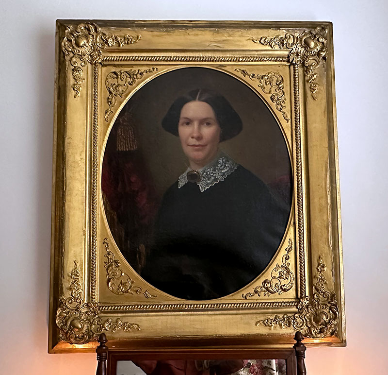 Probably Robert Street, Portrait of Mary Pennell Corbit, 1840-50, Philadelphia, PA. Oil on canvas. Gift of Helen H. Hallock in memory of A. Burtis Hallock, 1991.65. Photo by the Decorative Arts Trust.