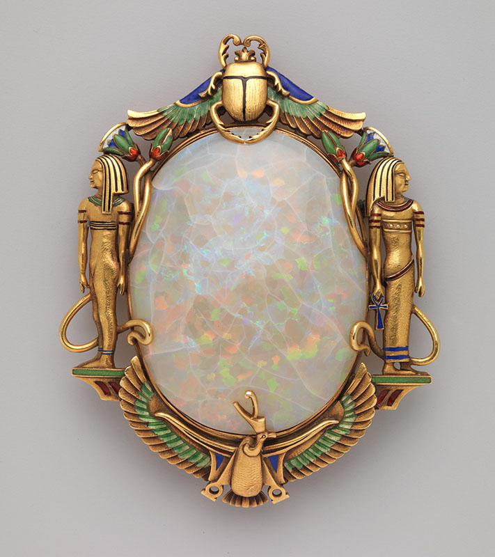 Figure 2. Marcus and Co., Brooch, c. 1900, New York, NY. Gold, opal, enamel. The Metropolitan Museum of Art, Gift of Jacqueline Loewe Fowler, 2014, 2014.532.