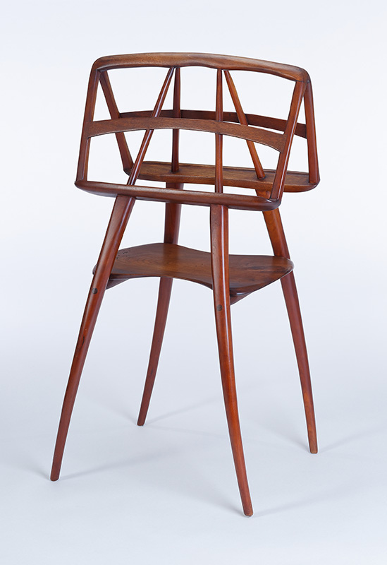 Figure 3. Wharton Esherick, Double Music Stand, 1962. Cherry, walnut, 39 x 21 x 17 1/2 in. Image courtesy the Wharton Esherick Museum, Malvern, PA.