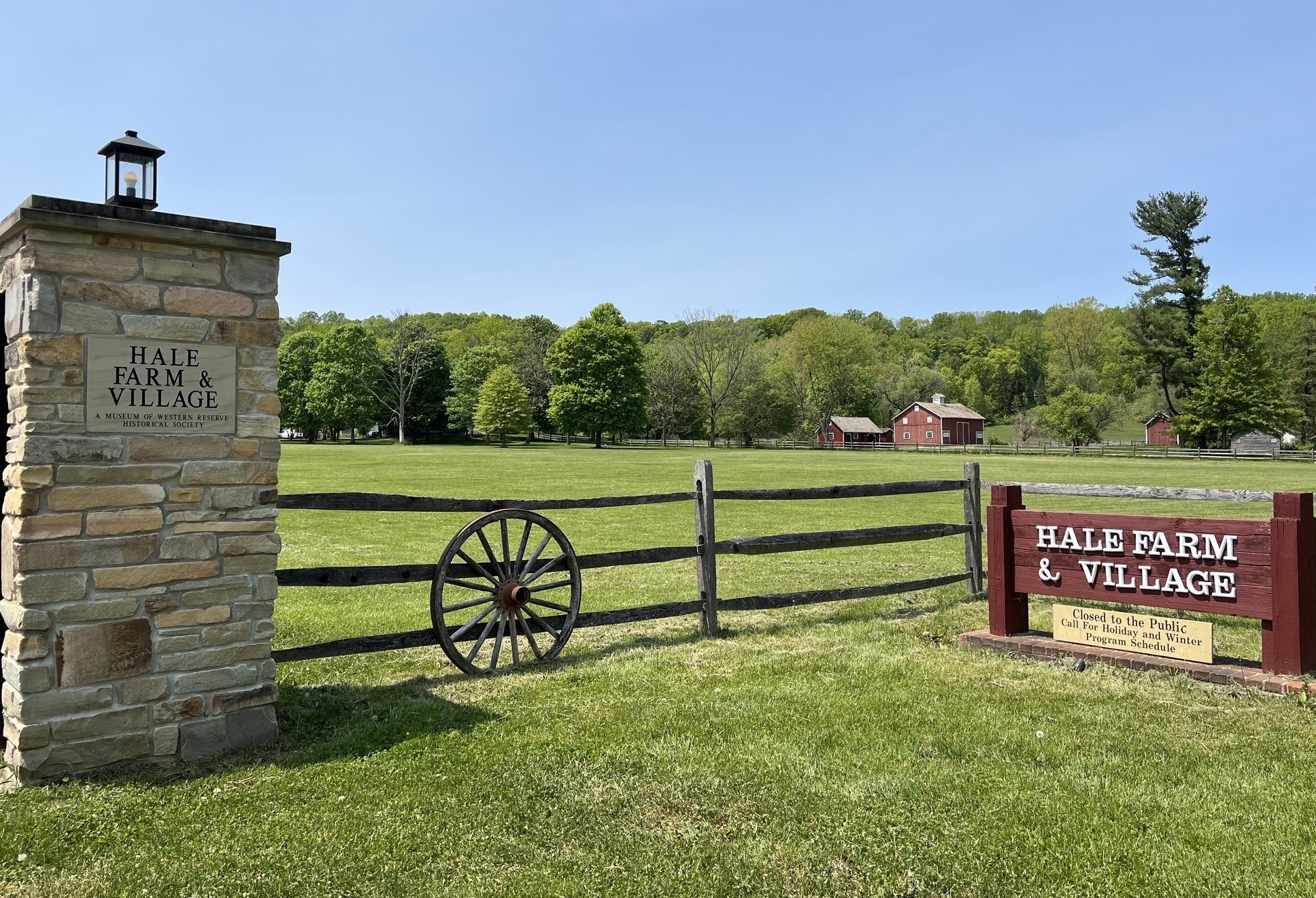 Opening Day at Hale Farm & Village