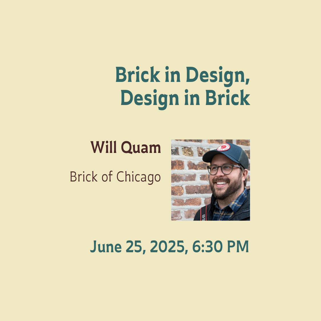 Brick in Design, Design in Brick