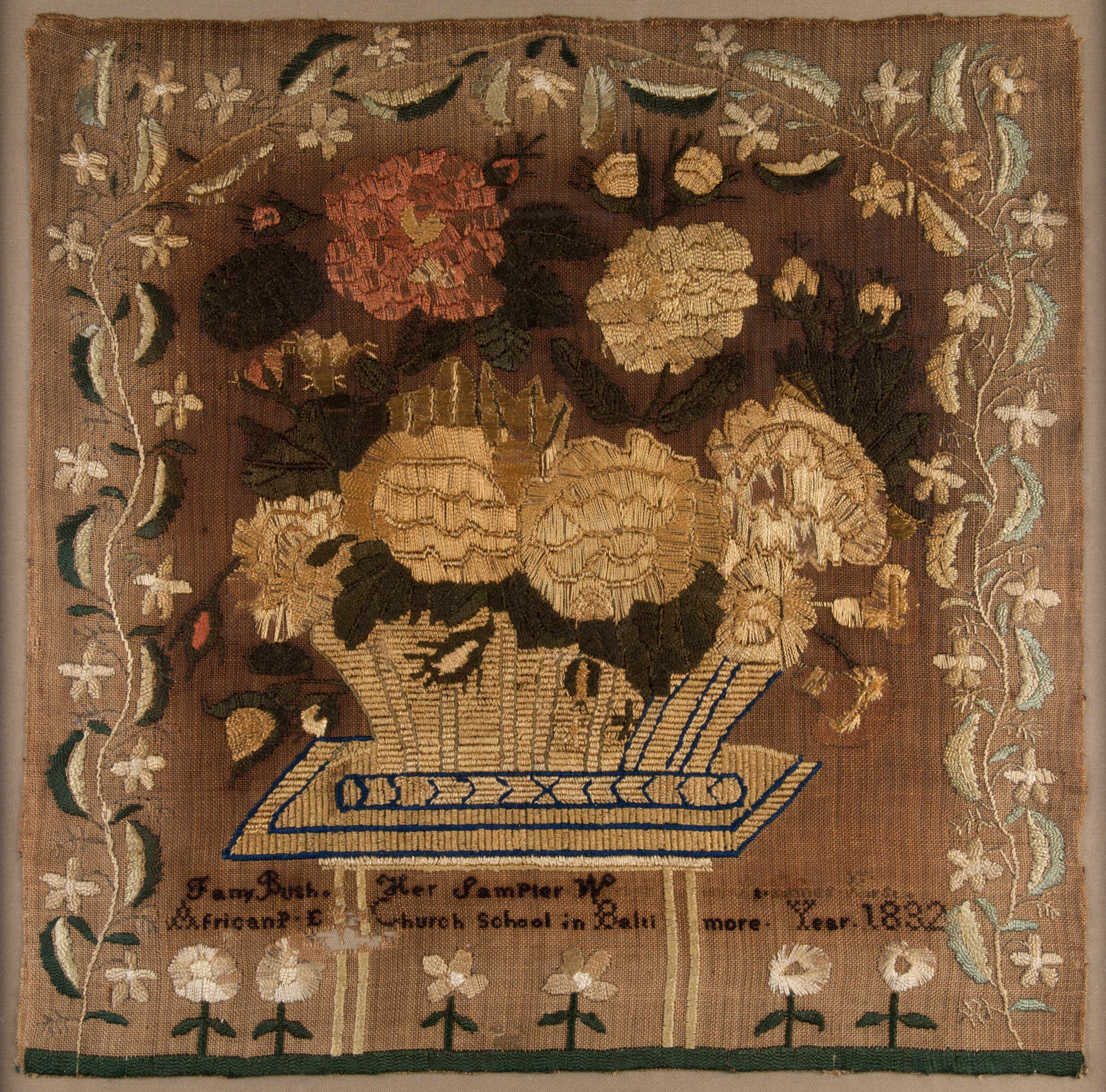 Wye Oak Lecture Series—Pulling Threads: Early Embroidery Samplers of the Historic St. James Episcopal Church