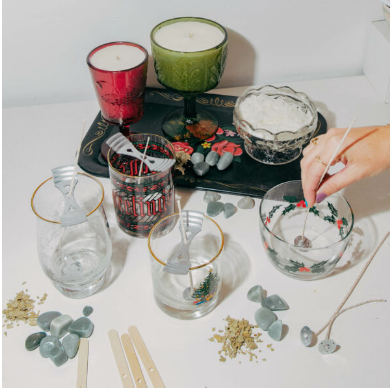 Holiday Candle Making Workshop with Local Artist Daisy McClellan