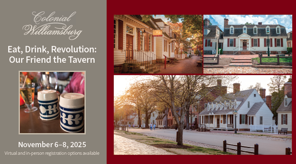 Eat, Drink, Revolution: Our Friend the Tavern