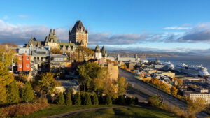 Fairmont le Château Frontenac in Québec.