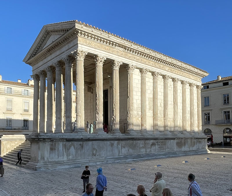 Figure 3. The Maison Carrée in Nîmes in September 2023. Photo by author.