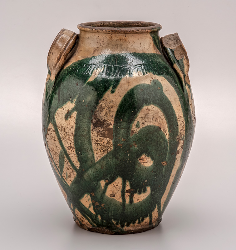Figure 1. Christopher A. Haun, Jar, 1841–61, Greene County, TN. Lead-glazed earthenware. The William C. and Susan S. Mariner Collection, Museum of Early Southern Decorative Arts, 5813.71.