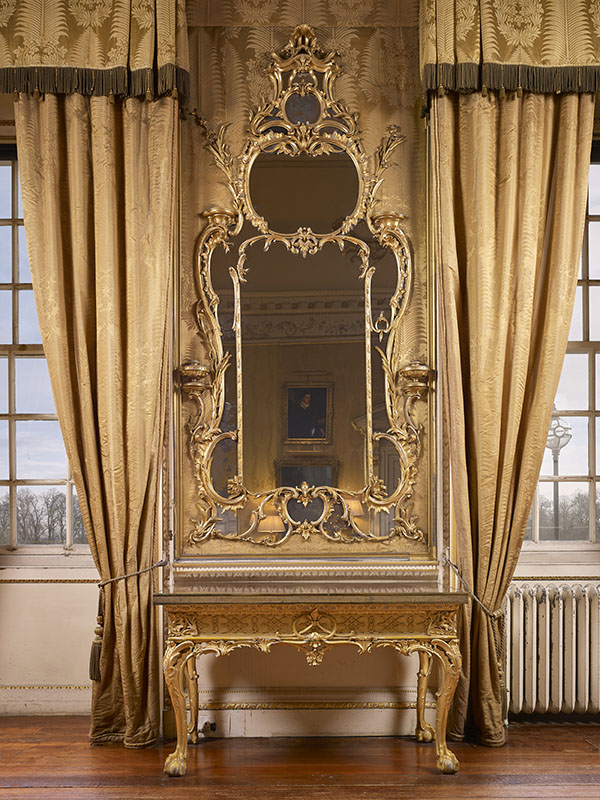 Figure 2. Pier table and pier glass, possibly William Mathie for the Edinburgh Upholstery Company, c. 1755. Image © Hopetoun House.