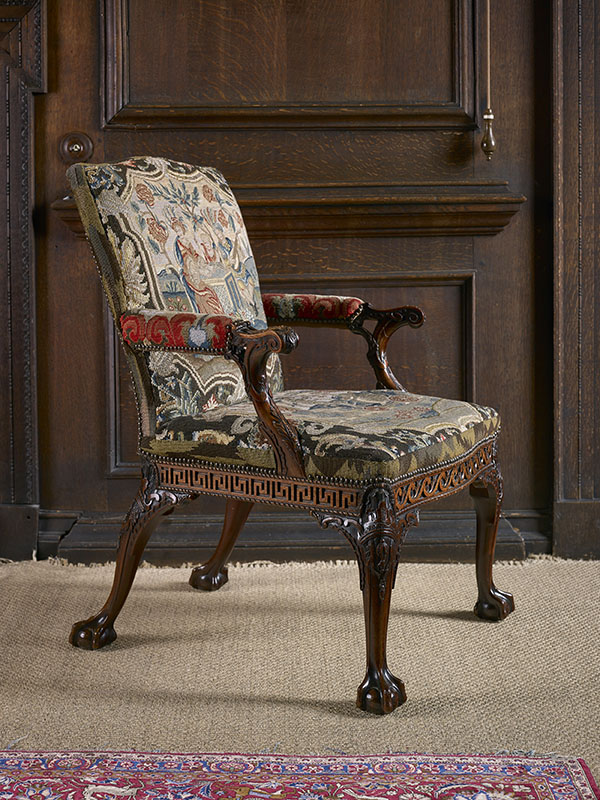 Figure 3. Pattern chair, Edinburgh Upholstery Company, c. 1758. Image © Hopetoun House.