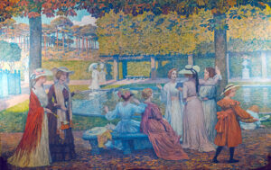 Hotel de Solvay, Theo van Rysselberghe's La Lecture dans le Parc.