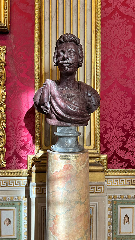 Figure 6. Mattias Ferucci, Bust of Cosimo II, 1621. Porphyry. Palazzo Pitti.