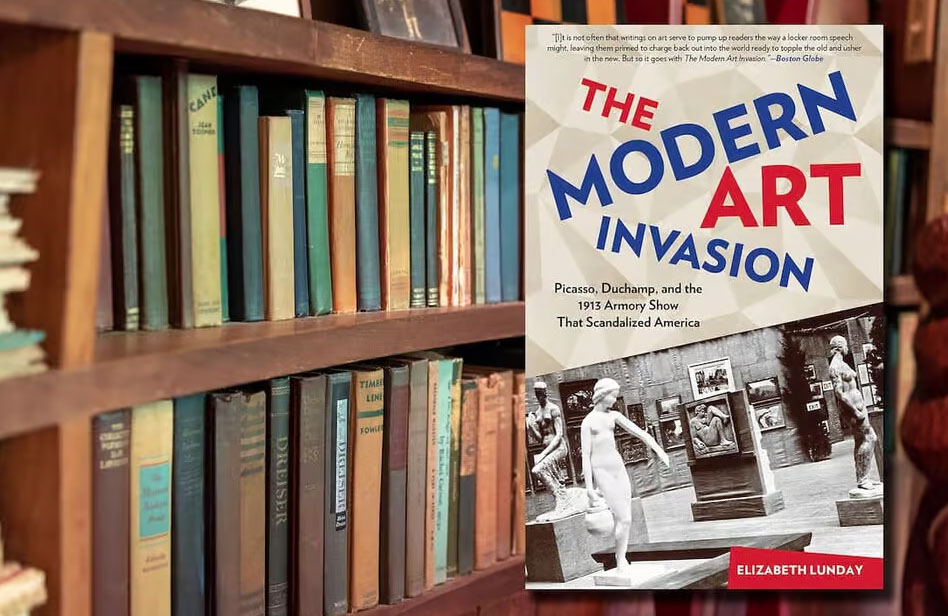 Off the Shelf Book Club: Modern Art Invasion by Elizabeth Lunday