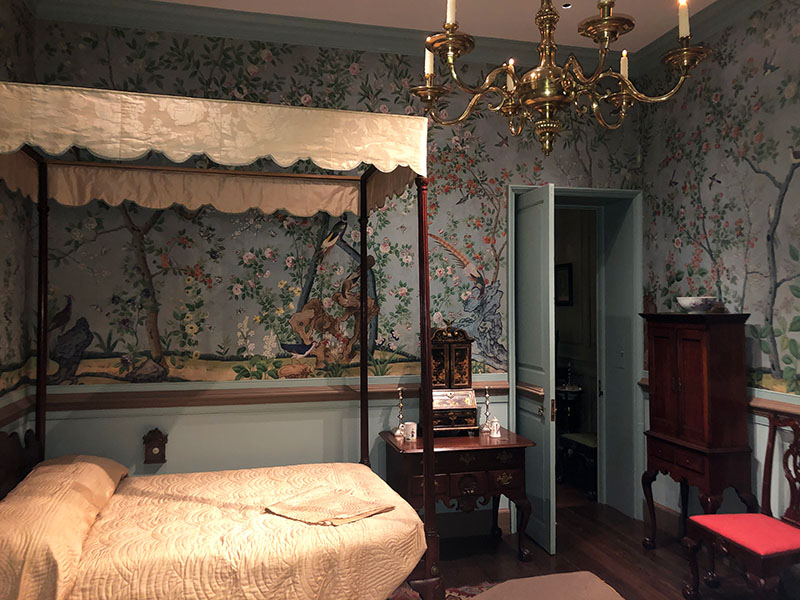 Figure 3. Miniature desk and bookcase in situ in the Philadelphia Bedroom at Winterthur Museum, Gardens, and Library.