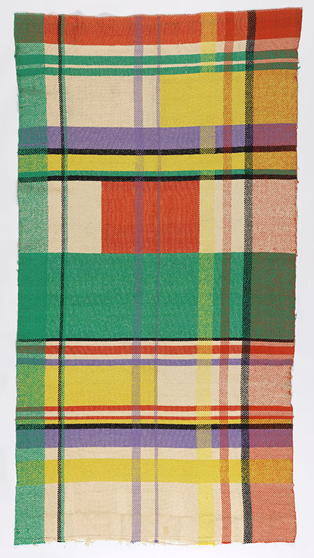 Designed by Dorothy Wright Liebes, Textile, 1935. Cotton, silk, viscose rayon, wool. Gift of the Estate of Dorothy Liebes Morin, Cooper Hewitt, Smithsonian Design Museum, 1972-75-2. Photo by Matt Flynn © Smithsonian Institution.