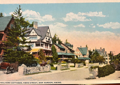 Figure 1. “Malvern Cottage, Kebo Street, Bar Harbor, Maine,” c. 1910, postcard. Maine Historical Society, Portland, ME. Photo by author.