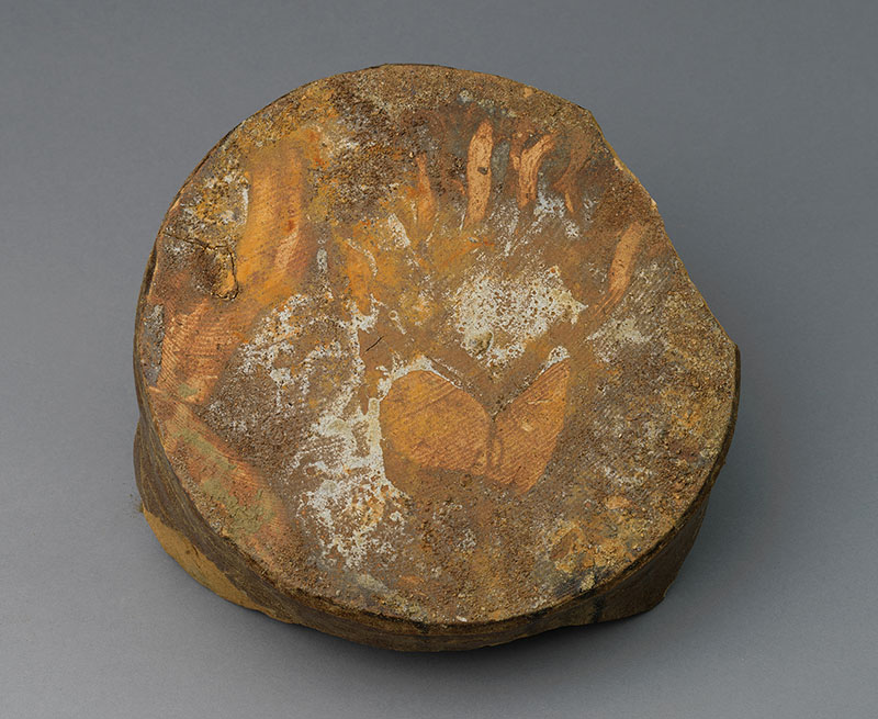 Figure 4. Possibly Dave, Stony Bluff Manufactory, Fragment of a vessel, 1848–67. Alkaline-glazed stoneware. Collection of C. Philip and Corbett Toussaint. © Metropolitan Museum of Art. Photo by Eileen Travell.