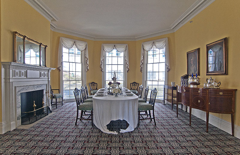 Alexander Hamilton’s Grange, Dining Room.