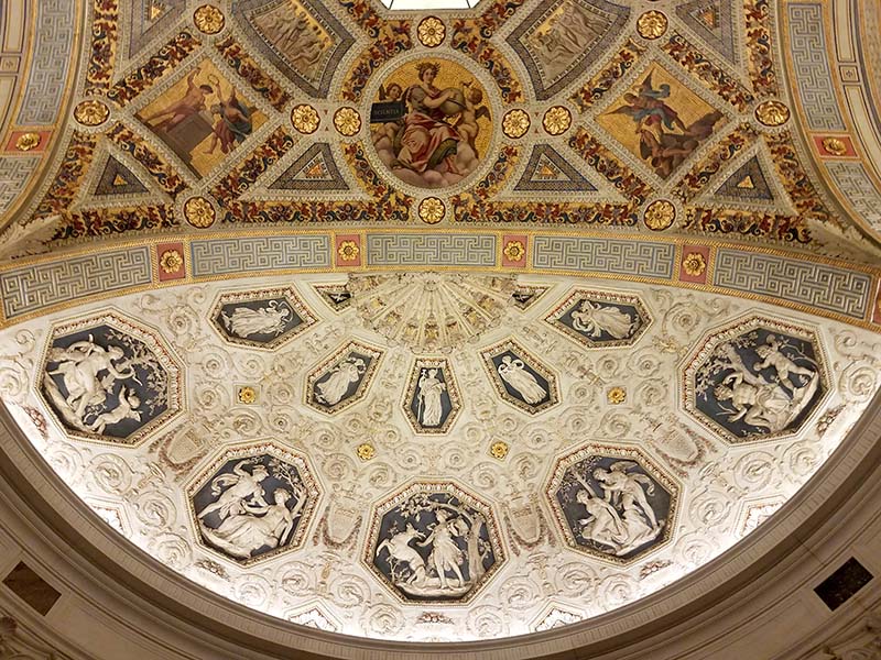 Morgan Library & Museum Rotunda ceiling.