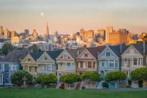 San Francisco Painted Ladies.