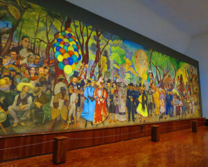 Sueño de una Tarde Dominical en la Alameda By Diego Rivera photo by Luis Alvaz.