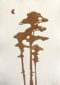 Figure 5. Raheleh Filsoofi (b. 1975), An Imagined Landscape, 2025, dust on paper.