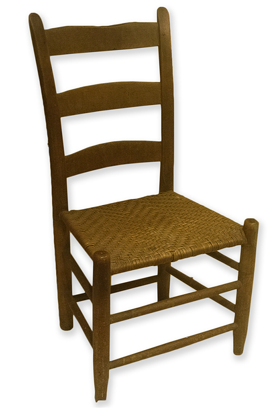 Figure 2. Richard Poyner, Chair, 1860–80, Williamson County, TN. Maple and hickory, with oak seat. Tennessee State Museum, 91.80.