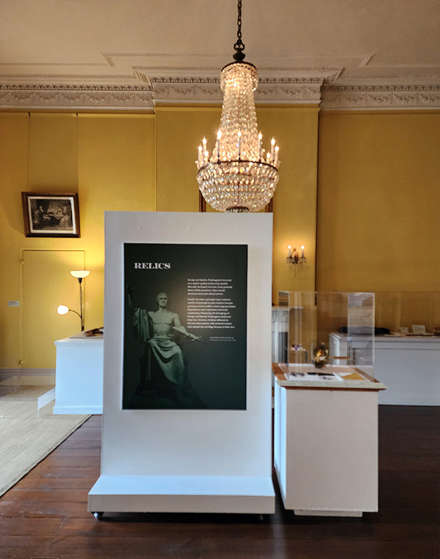Interior view of the exhibit space.