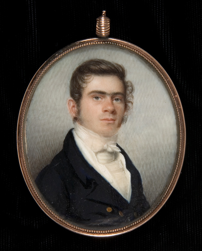 Damiët Schneeweisz is studying Caribbean miniatures. Pictured: Eliab Metcalf, Benjamin Turo of Bermuda, c 1825, probably painted in the Caribbean islands. Watercolor on ivory. Smithsonian American Art Museum, Gift of Albert A. Best, Edison, N.J., 1986.64.2.