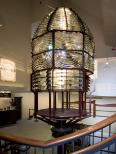 1849 Fresnel Lens used in Sankaty Head Lighthouse. Photo by Asknha1894.