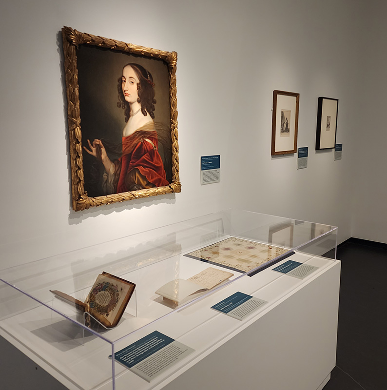 View of the gallery space at the National Museum of Women in the Arts.